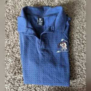 Warner Bros Taz Embroidered Polo Shirt – Size L
